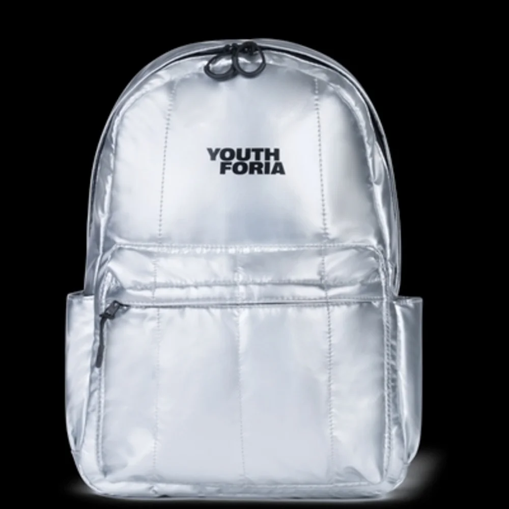 Youthforia Silver Backpack, NWT.